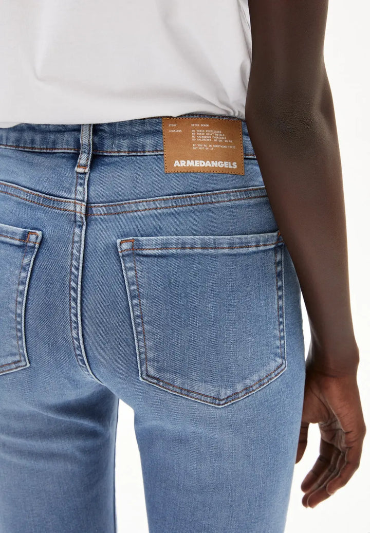 W's Tillaa - Stretch Mid Waist Skinny Jeans - Organic Cotton Pants Armedangels