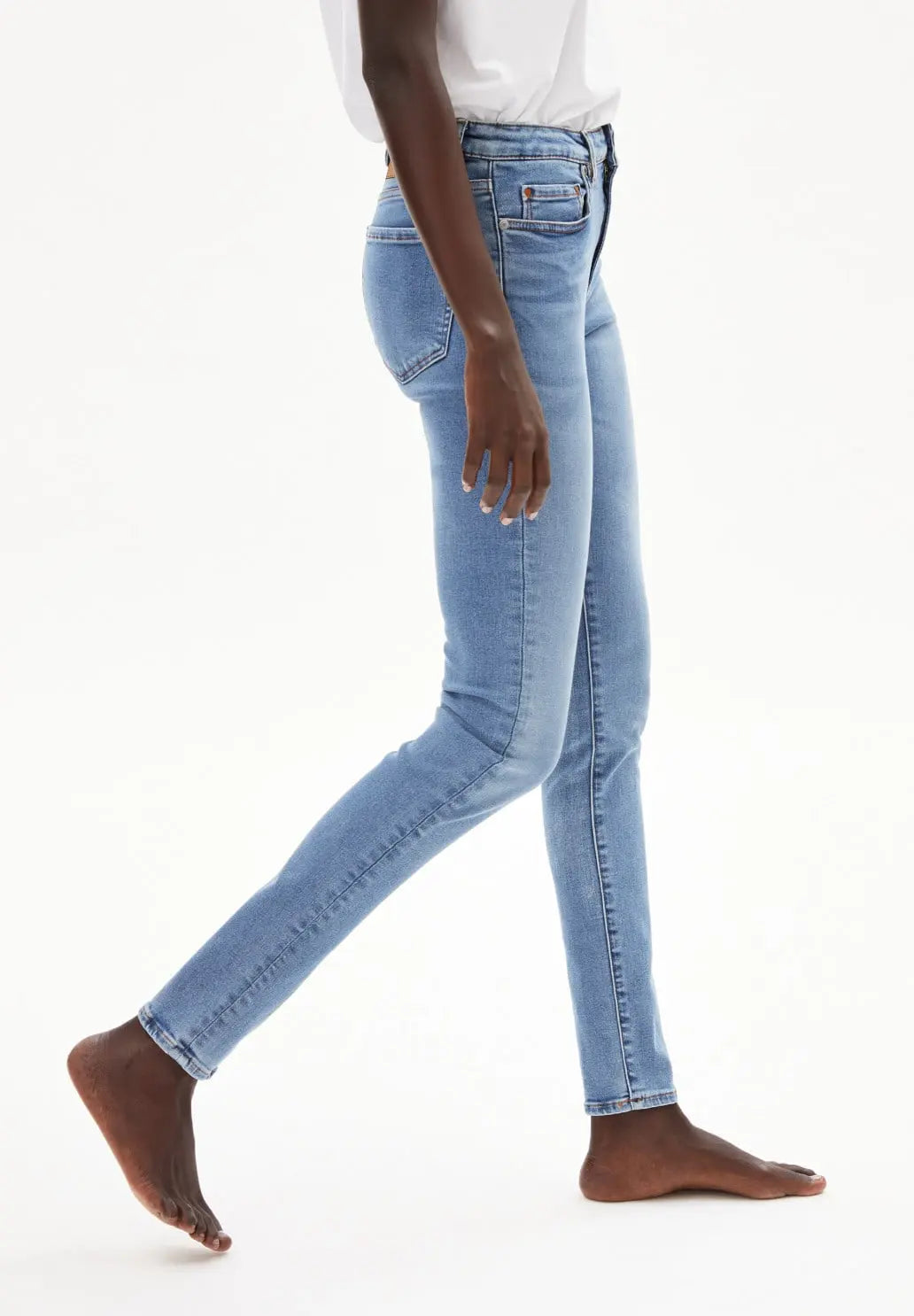 W's Tillaa - Stretch Mid Waist Skinny Jeans - Organic Cotton Pants Armedangels