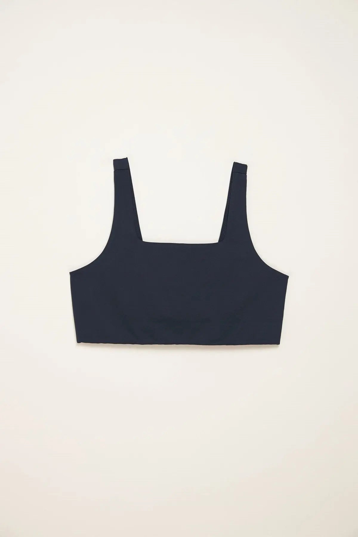 Girlfriend Collective W's Tommy Bra Square Neck - Made from Recycled Plastic Bottles Midnight Underwear