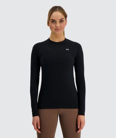 Gymnation W's Training Long Sleeve - Recycled Polyester & Tencel Lyocell Black Shirt
