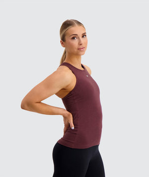 Gymnation W's Training Tank Top - OEKO-TEX®-certified material, Tencel & PES Wine Red