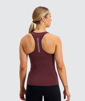 Gymnation W's Training Tank Top - OEKO-TEX®-certified material, Tencel & PES Wine Red