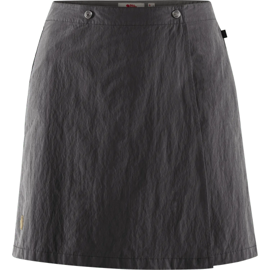 Fjällräven W's Travellers MT Skort - Recycled polyamide & Organic cotton Dark Grey Skirt