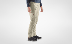 Fjällräven W's Travellers MT Trousers - Recycled Nylon & Organic Cotton Light Beige Pants