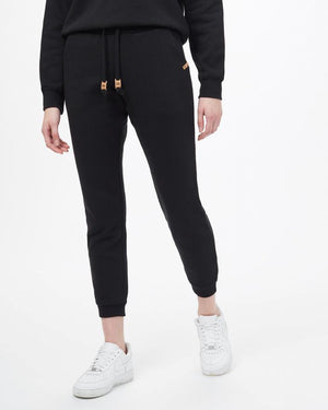Tentree W's TreeFleece Bamone Sweatpant - Organic Cotton, Tencel & Recycled Polyester Meteorite Black