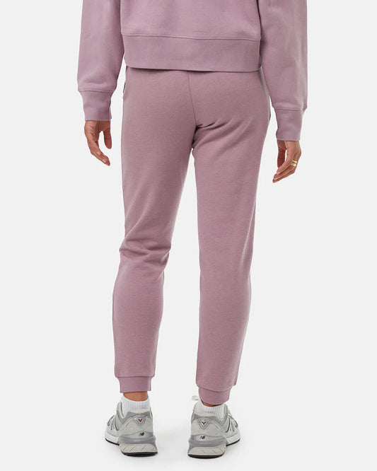 Tentree W's TreeFleece Bamone Sweatpant - Organic Cotton, Tencel & Recycled Polyester Lilac Chalk Pants