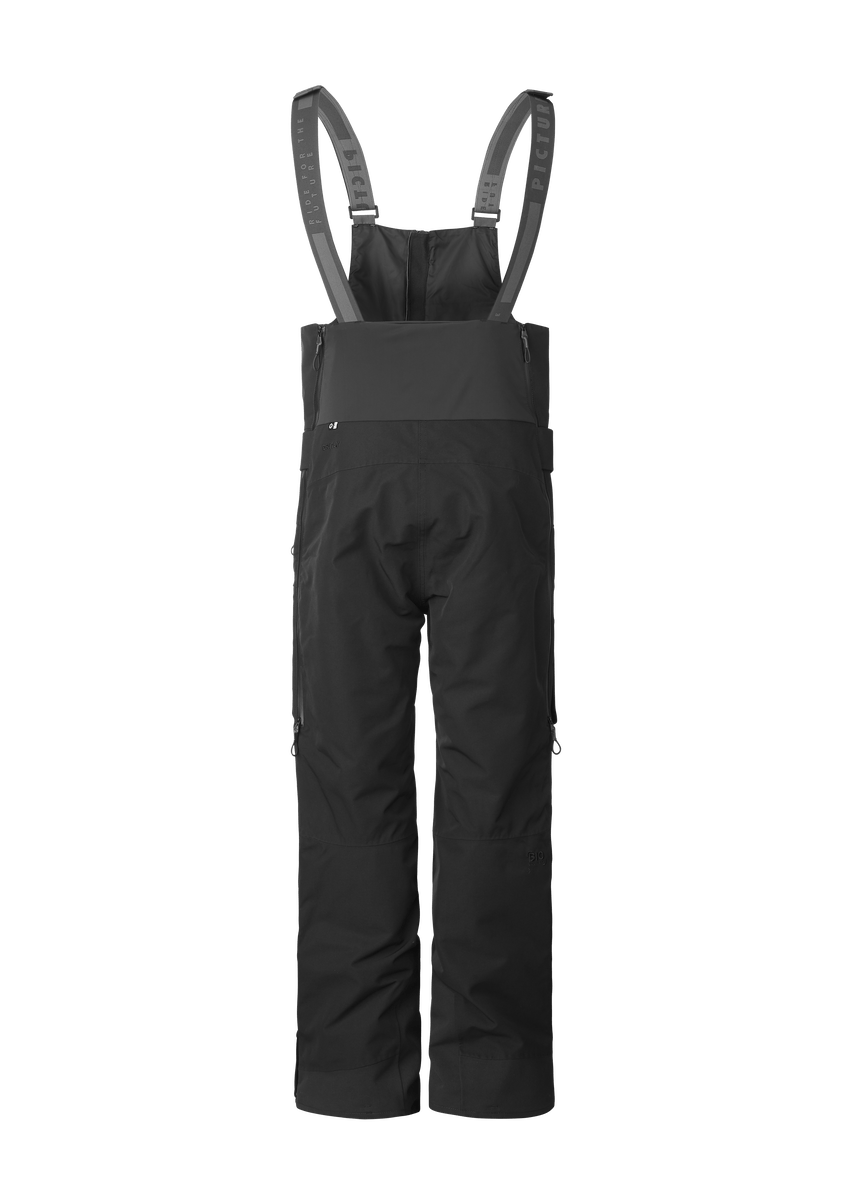 Picture Organic W's U10 BIB - Made From Biosourced and Recycled Polyester Black Pants