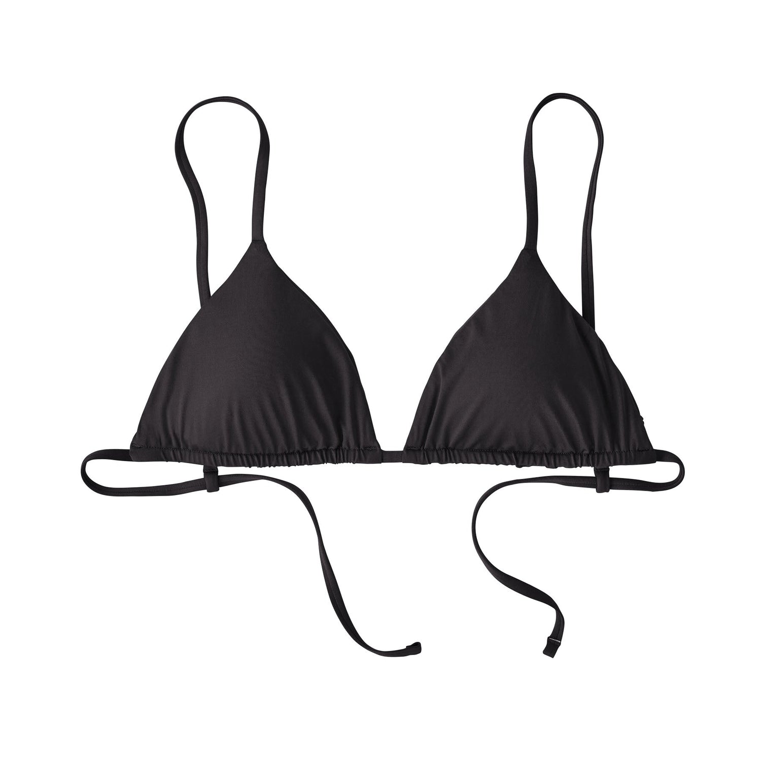 Patagonia W's Upswell Bikini Top - Recycled Plastic Ink Black Swimwear