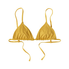 Patagonia W's Upswell Bikini Top - Recycled Plastic Shine Yellow Swimwear