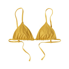 Patagonia W's Upswell Bikini Top - Recycled Plastic Shine Yellow Swimwear
