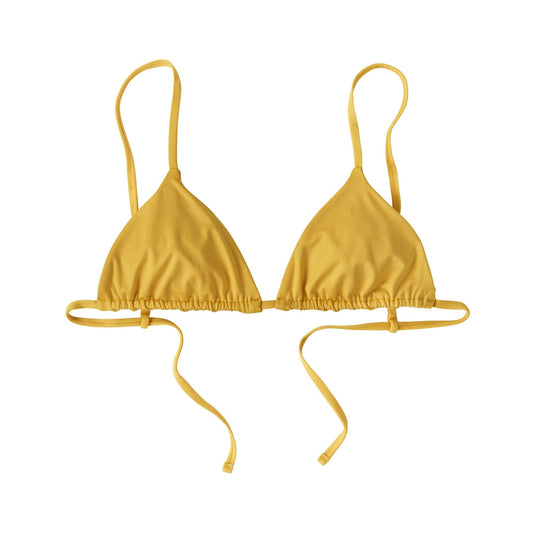 Patagonia W's Upswell Bikini Top - Recycled Plastic Shine Yellow Swimwear