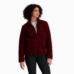 Royal Robbins W's Urbanesque fleece jacket - Polyester & Recycled polyester Burnt Grape Jacket