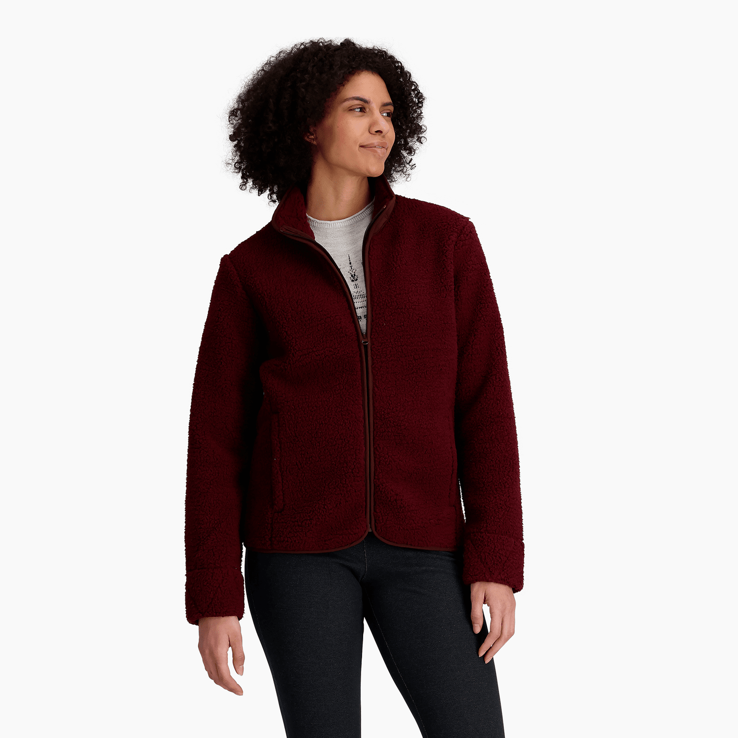 Royal Robbins - W's Urbanesque fleece jacket - Polyester & Recycled polyester - Weekendbee - sustainable sportswear