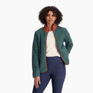 Royal Robbins W's Urbanesque fleece jacket - Polyester & Recycled polyester Sea Pine
