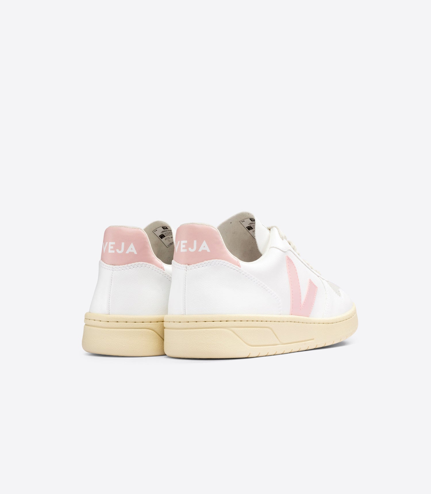 Veja W's V-10 CWL - Cotton Worked as Leather White Petale Shoes