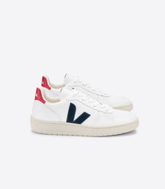 Veja W's V-10 Leather - Classical Sneakers White Nautico Pekin Shoes