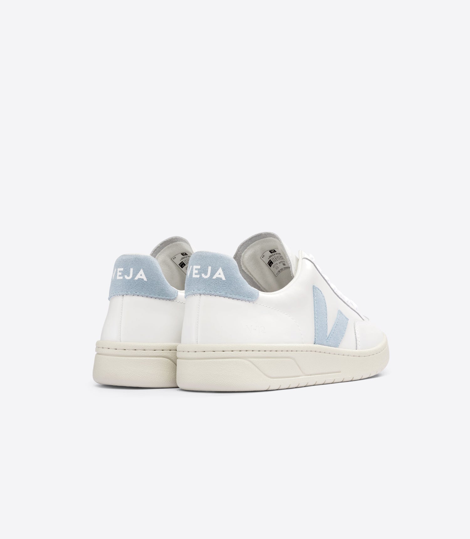 Veja W's V-12 Leather - Classical Sneakers White Steel Shoes