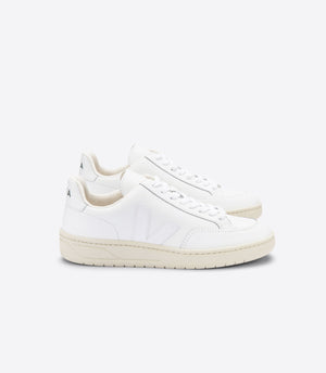 Veja W's V-12 Leather - Classical Sneakers White