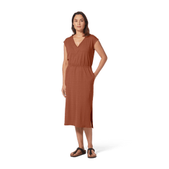 Royal Robbins W's Vacationer Dress - Hemp, Organic cotton & Recycled polyester Baked Clay Dress