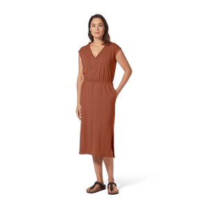Royal Robbins W's Vacationer Dress - Hemp, Organic cotton & Recycled polyester Baked Clay