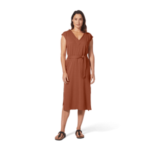 Royal Robbins W's Vacationer Dress - Hemp, Organic cotton & Recycled polyester Baked Clay