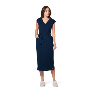 Royal Robbins W's Vacationer Dress - Hemp, Organic cotton & Recycled polyester Naval