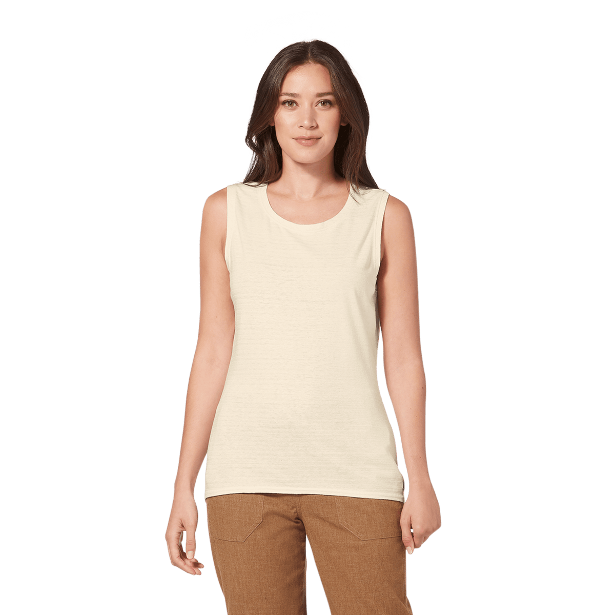 Royal Robbins W's Vacationer Tank - Hemp, Organic Cotton & Recycled polyester Undyed Shirt