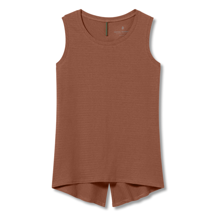 W's Vacationer Tank - Hemp, Organic Cotton & Recycled polyester Shirt Royal Robbins Baked Clay S