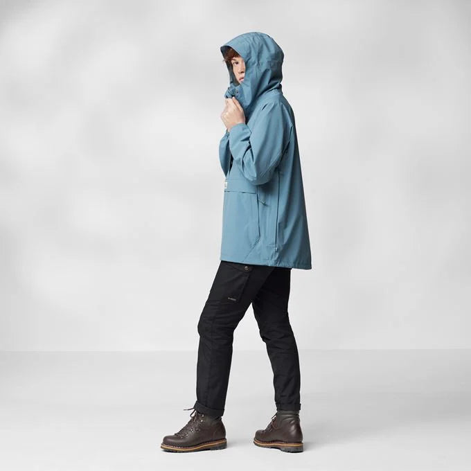 Fjällräven W's Vardag Hydratic Anorak - Recycled polyester Mustard Yellow Jacket