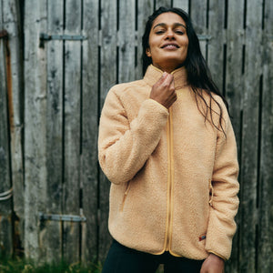 Fjällräven W's Vardag Pile Fleece - Recycled polyester Mais Yellow