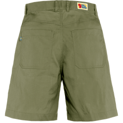 Fjällräven W's Vardag Shorts - Recycled Polyester & Organic Cotton Green Pants
