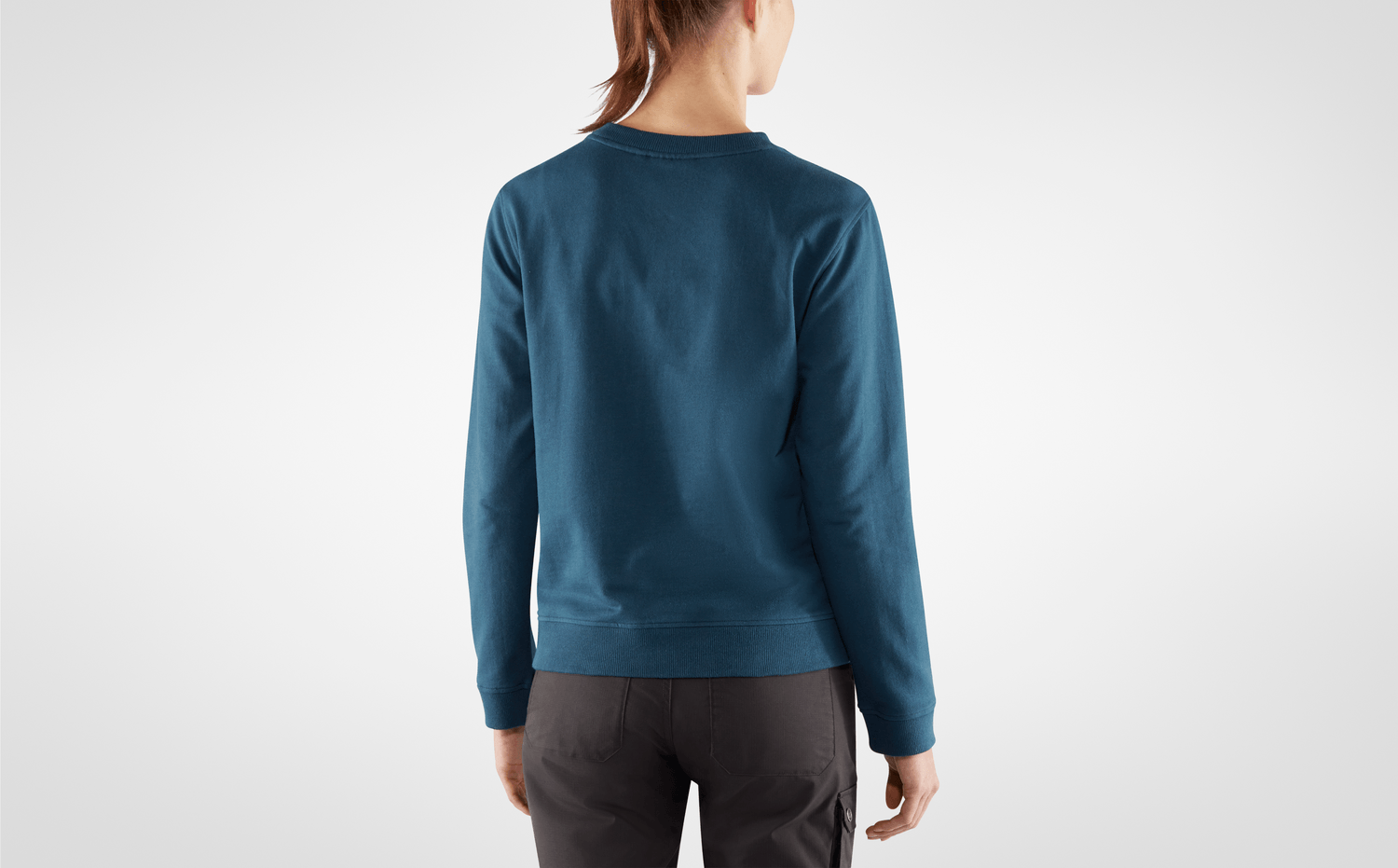 Fjällräven W's Vardag Sweatshirt - 100% Organic Cotton Black Shirt