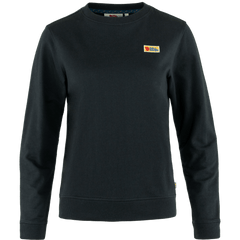 Fjällräven W's Vardag Sweatshirt - 100% Organic Cotton Black Shirt