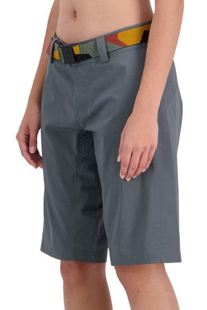 Mons Royale W's Virage Bike Shorts - Recycled Polyester & Merino Dark Sage
