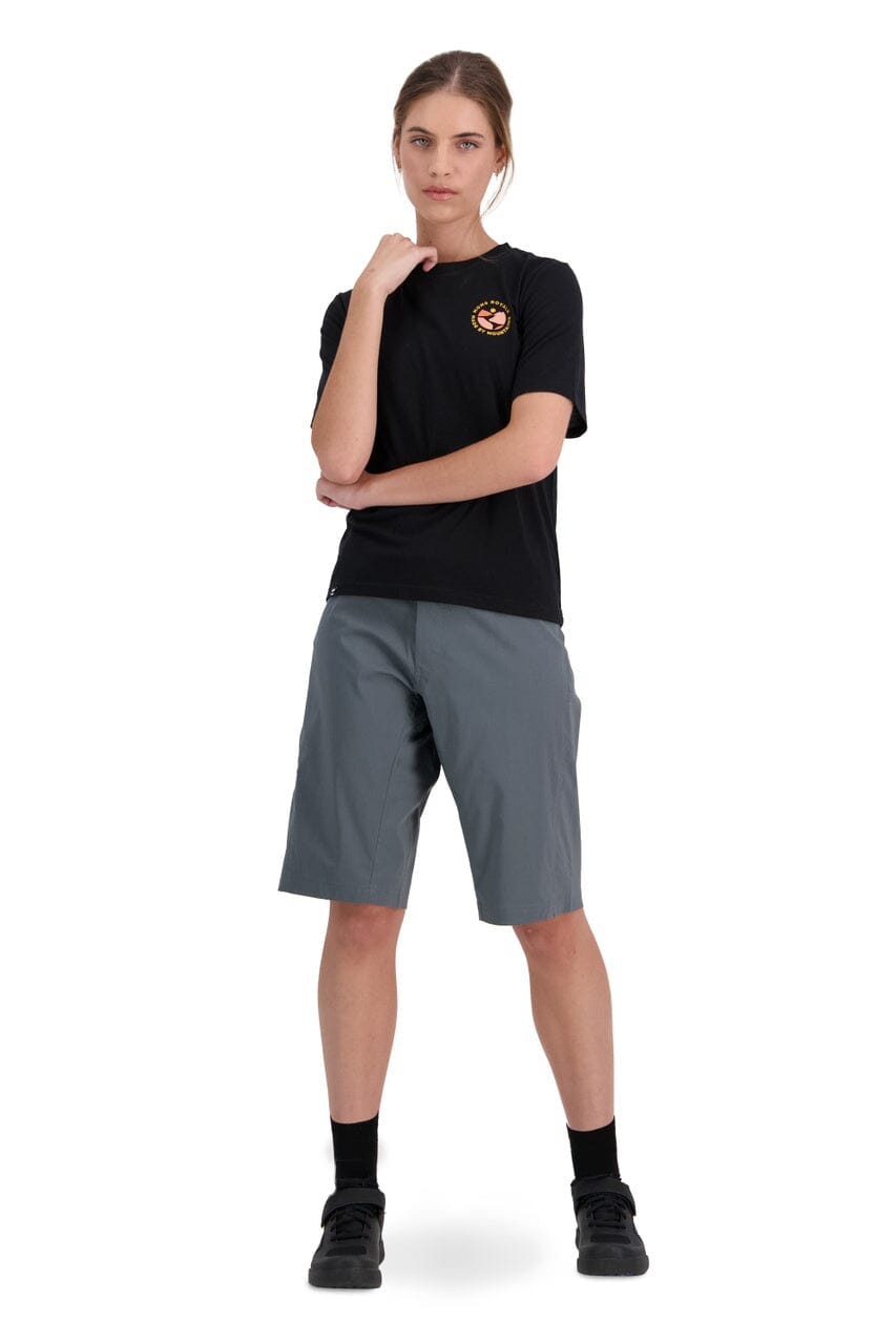 Mons Royale W's Virage Bike Shorts - Recycled Polyester & Merino Dark Sage Pants