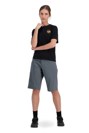 Mons Royale W's Virage Bike Shorts - Recycled Polyester & Merino Dark Sage