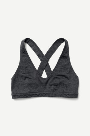 Houdini W's Wander Bra - Merino wool and Tencel True Black
