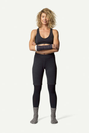 Houdini W's Wander Bra - Merino wool and Tencel True Black