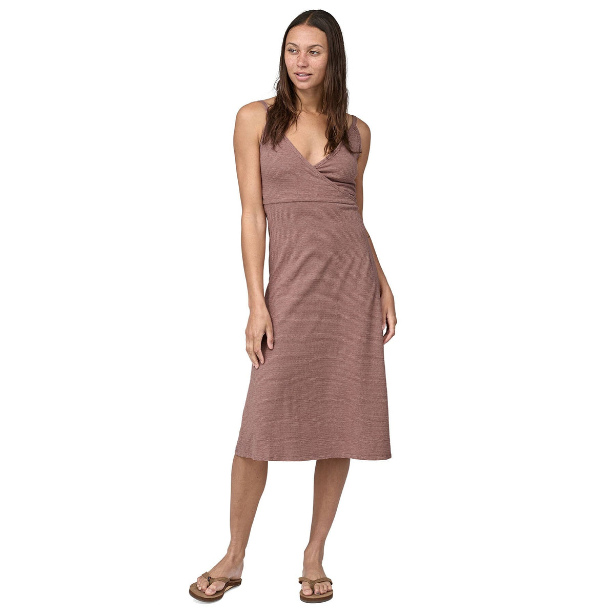 Patagonia W's Wear With All Dress - Hemp & Organic Cotton Longplains: Evening Mauve Dress