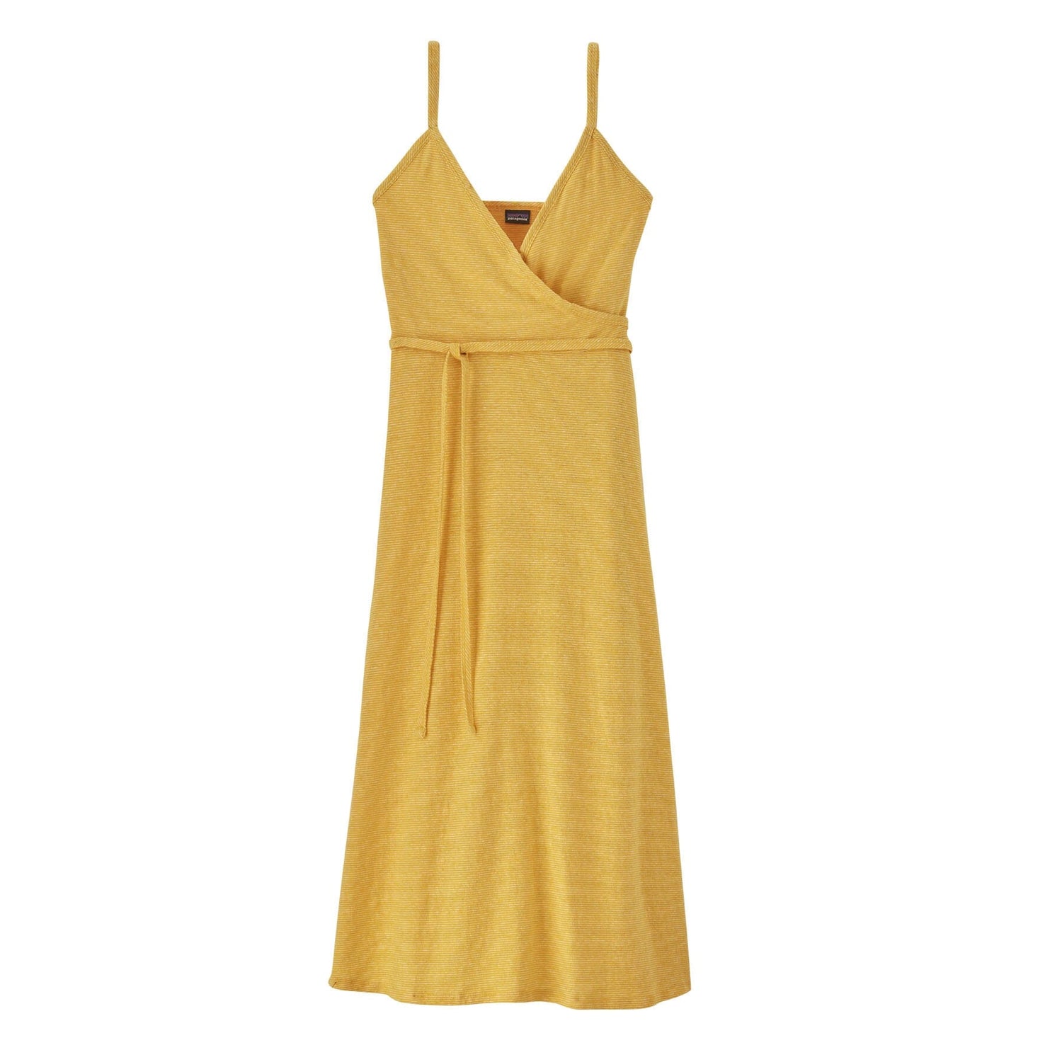Patagonia W's Wear With All Dress - Hemp & Organic Cotton Longplains: Shine Yellow Dress