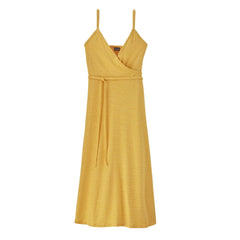 Patagonia W's Wear With All Dress - Hemp & Organic Cotton Longplains: Shine Yellow Dress