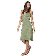Patagonia W's Wear With All Dress - Hemp & Organic Cotton Salvia Green Dress
