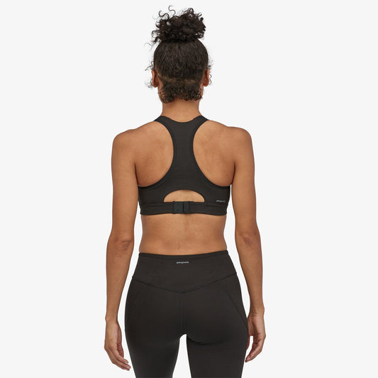 Patagonia W's Wild Trails Sports Bra - Recycled Polyester Black Underwear