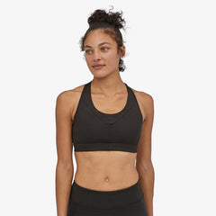 Patagonia W's Wild Trails Sports Bra - Recycled Polyester Black Underwear