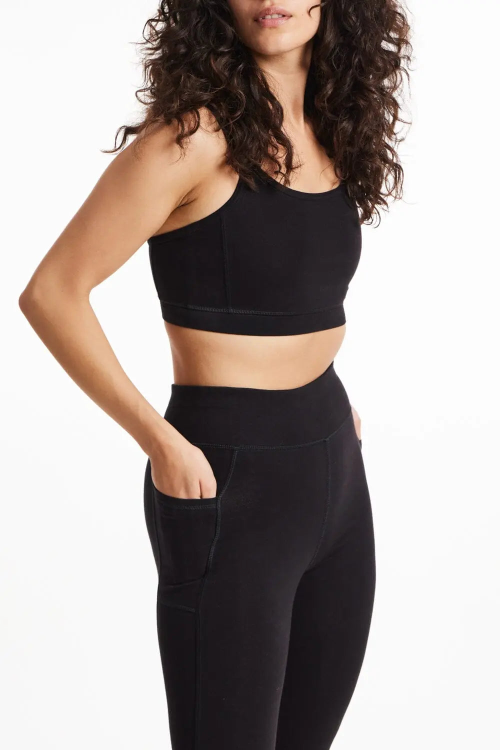 W's Yoga Pocket Leggings - Organic Cotton Pants People Tree