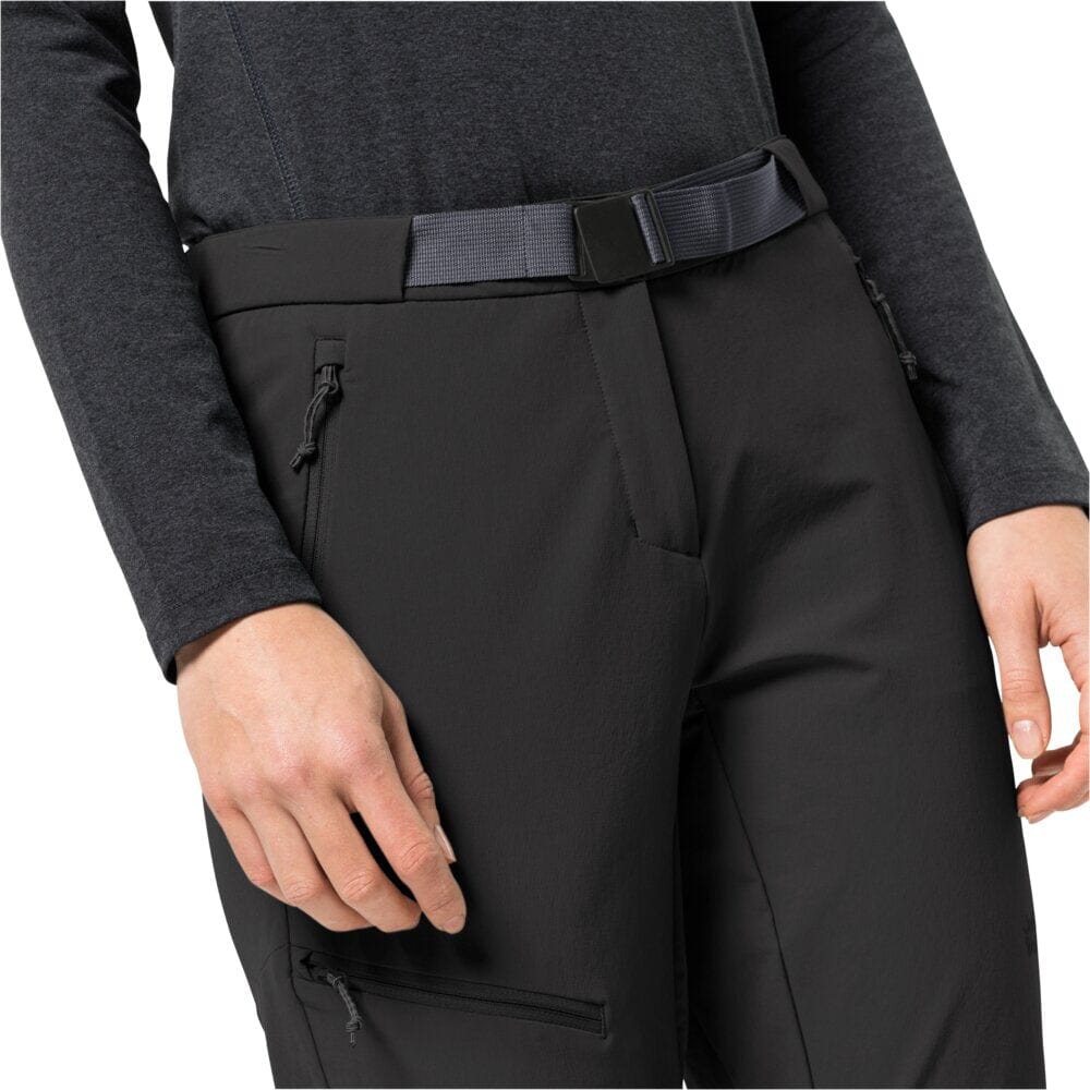 Jack Wolfskin W's Ziegspitz Trekking Pants - Recycled polyamide Black Pants