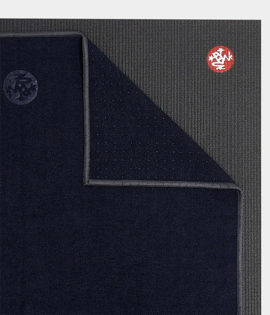 Manduka Yogitoes® Yoga Hand Towel - Made from recycled bottles Midnight Yoga equipment